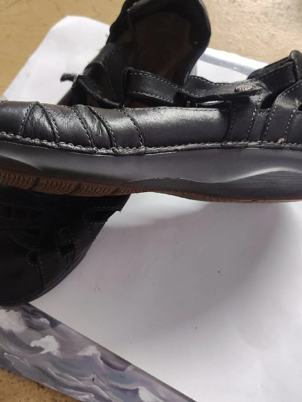 Clarks classic leather